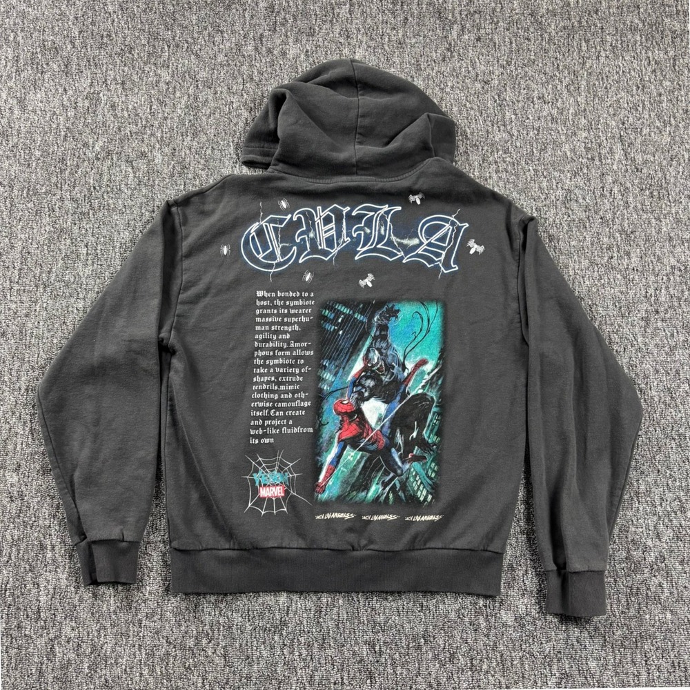 Exclusive CVLA x Marvel Venom Spider-Man Boxy Full Zip Jacket Black Large